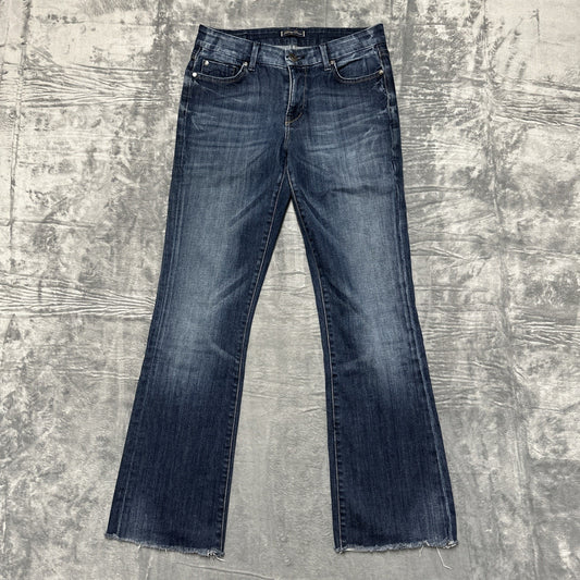 Fidelity Supreme Flared Jeans Women’s Size 28 Dark Blue Denim