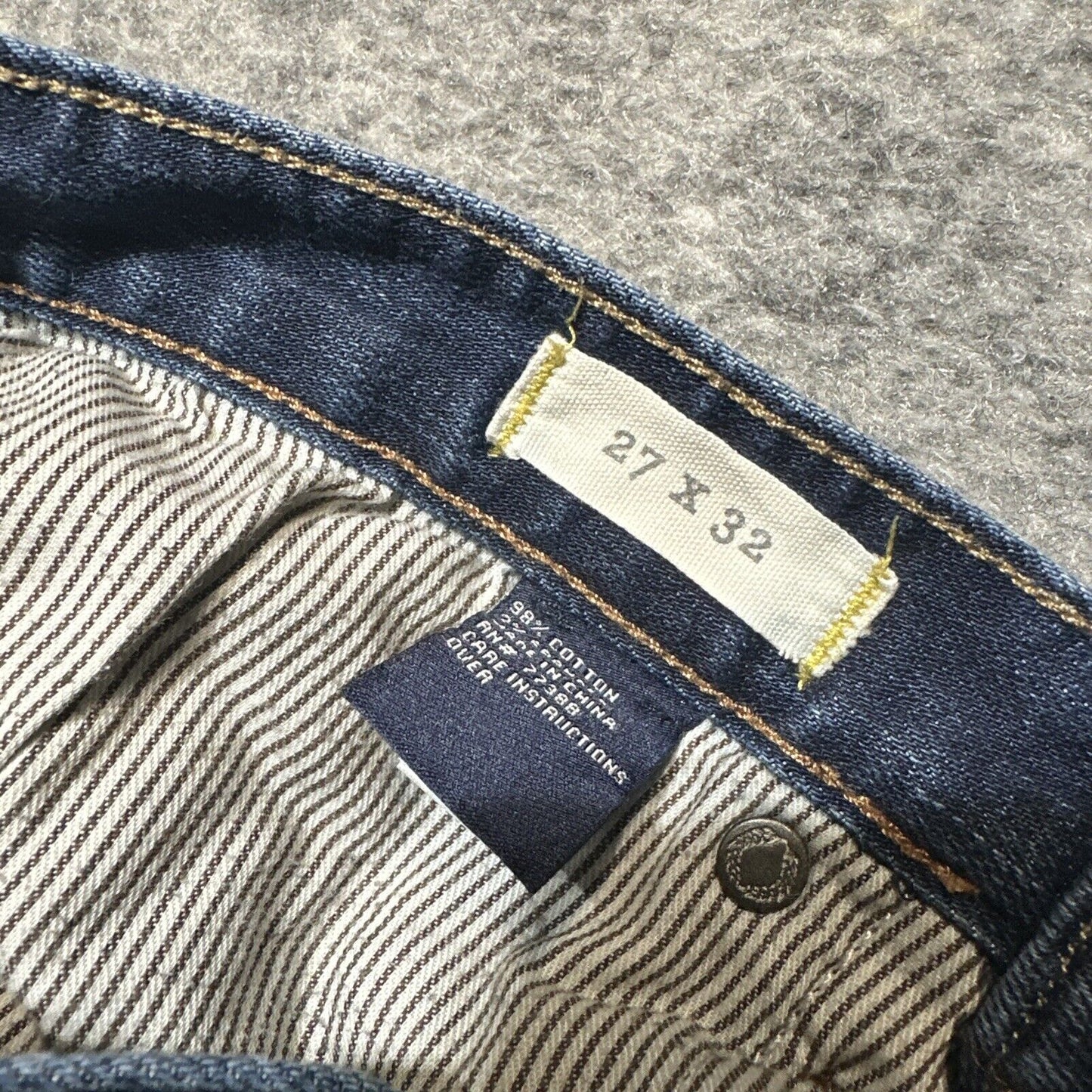 Madewell Skinny Skinny Jeans Women's Size 27x32 Blue Dark Wash Denim