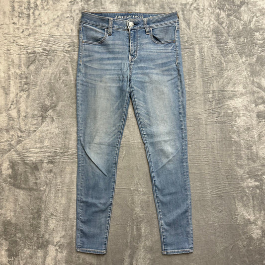 American Eagle Next Level Stretch Jegging Women’s Size 8 R Light Blue Denim
