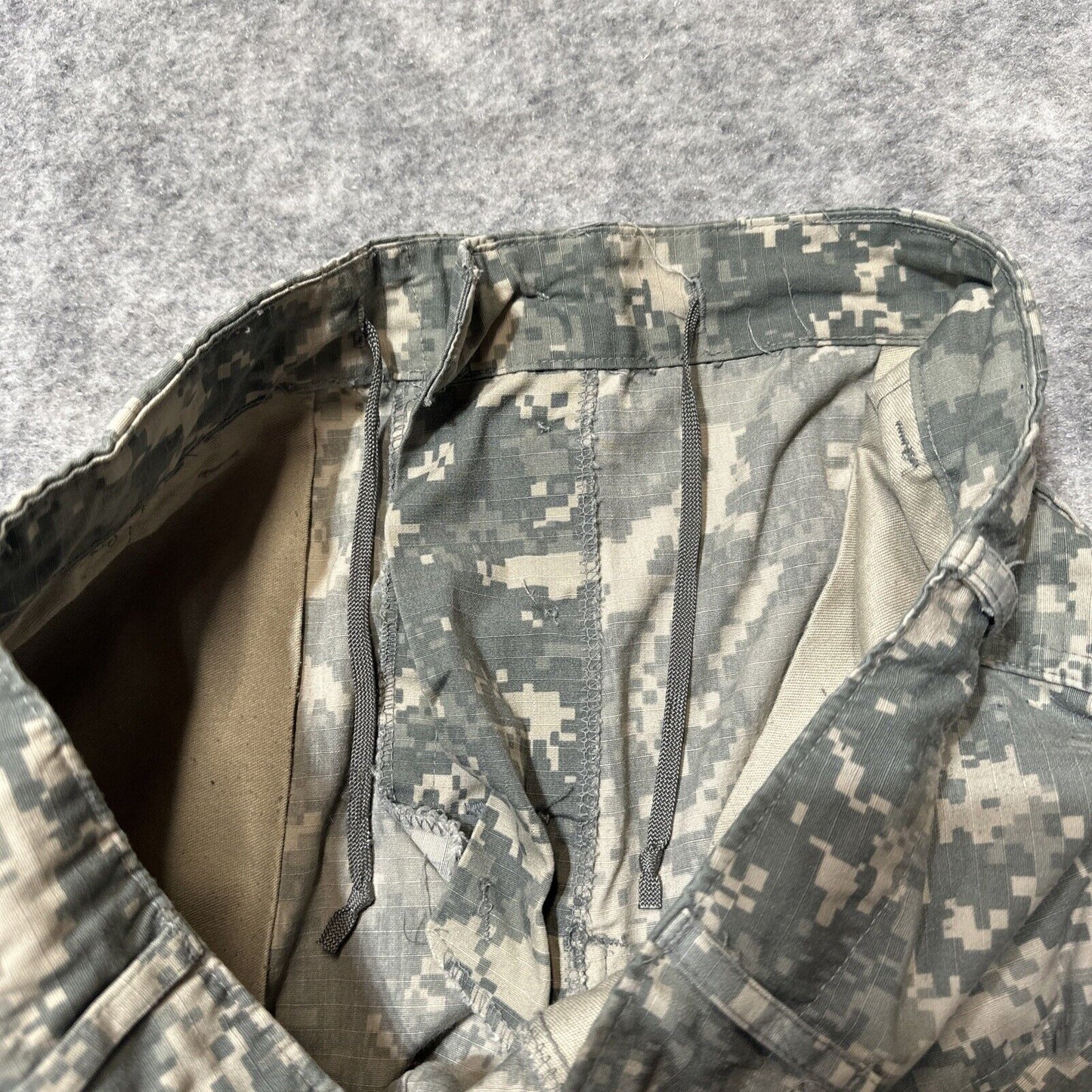 Army Combat Uniform Trousers Men's Camouflage Pants Size M Green Cargo Pants