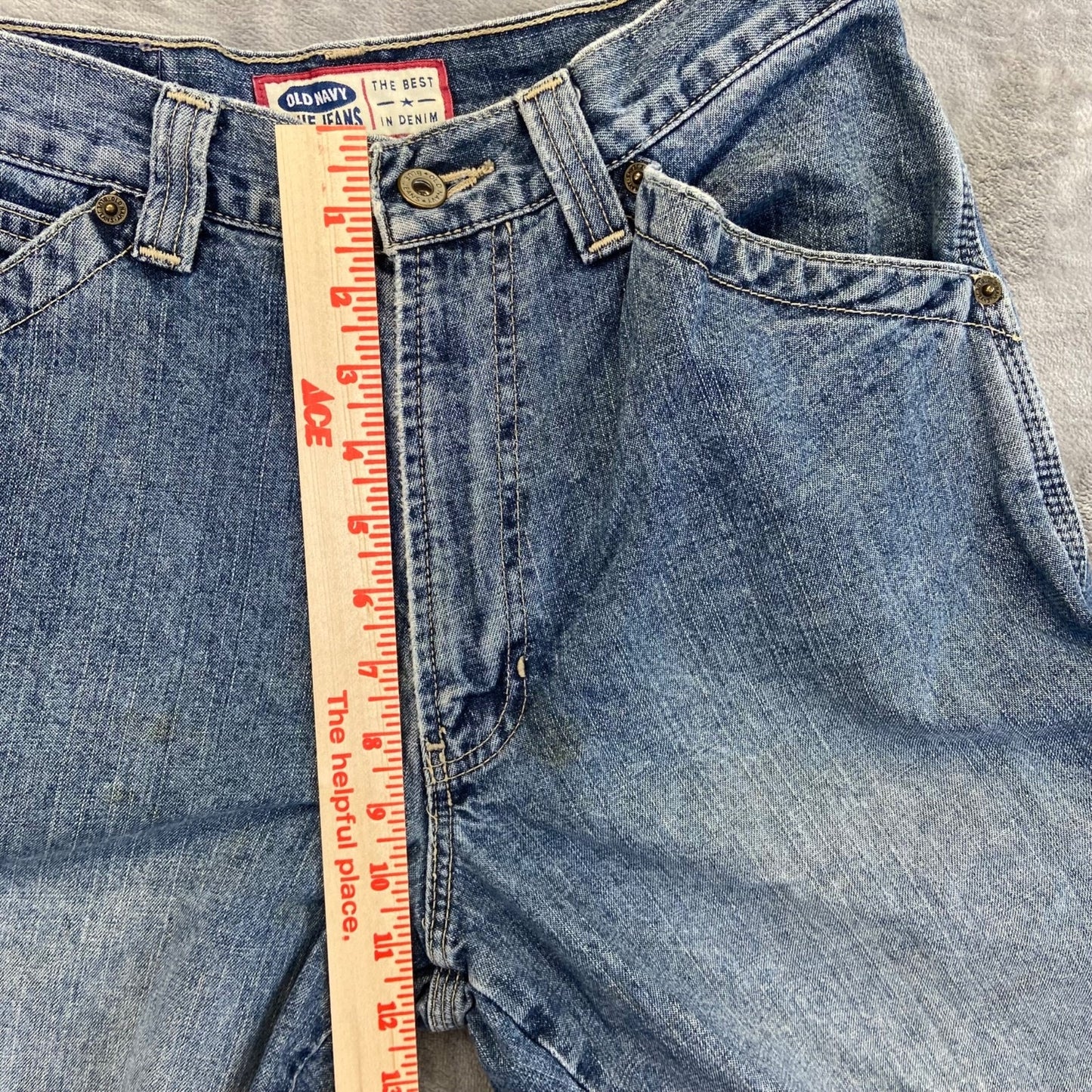 Vintage Old Navy Baggy Carpenter Jeans Men's 36x28 Light Blue Denim