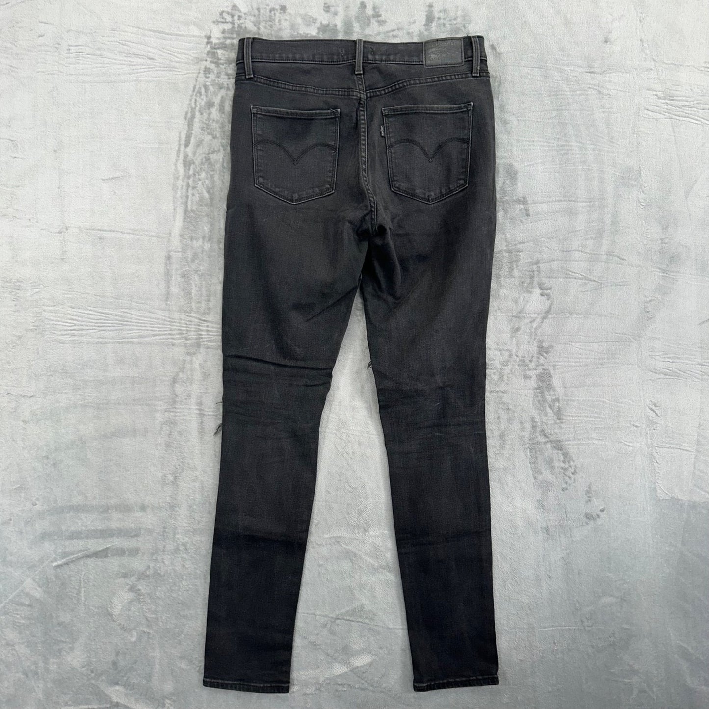 Levi's Women's 311 Shaping Skinny Jeans Size 29 Black Distressed #2022