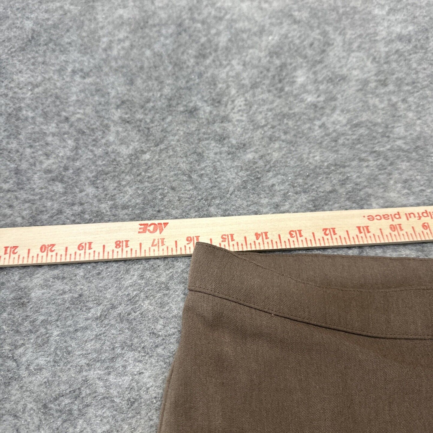 Kim Rogers Signature Women's Pleated Dress Pants Size 12 Brown Pants