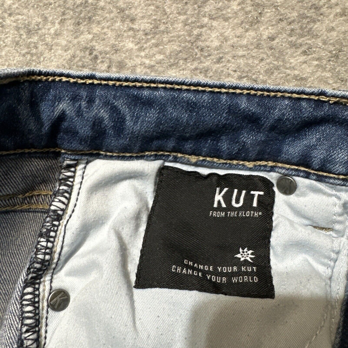 KUT From The Kloth Naomi Fab AB Girlfriend Straight Leg Women's Jeans Size 0