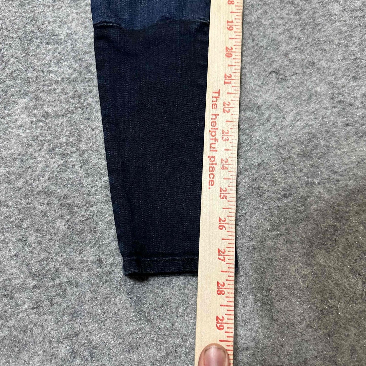 J Brand Snowbird Skinny Jeans Women's Size 26 Dark Wash Step Hem