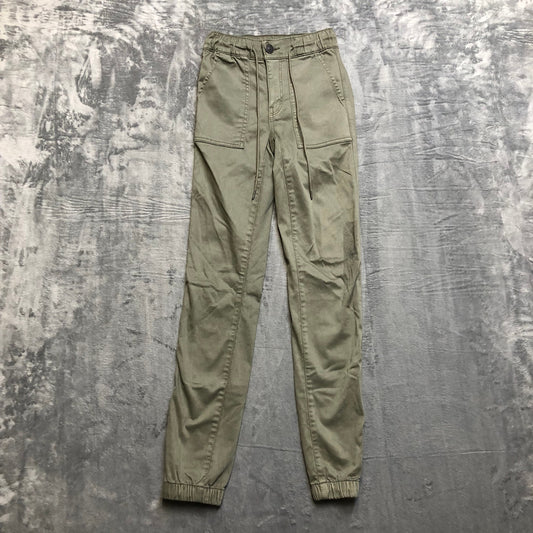 New American Eagle Jogger Pants Women's Size 000 Green Olive