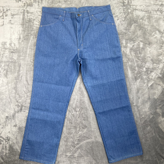 New Wrangler Rugged Wear Straight Jeans Men's Size 40x32 Blue Denim