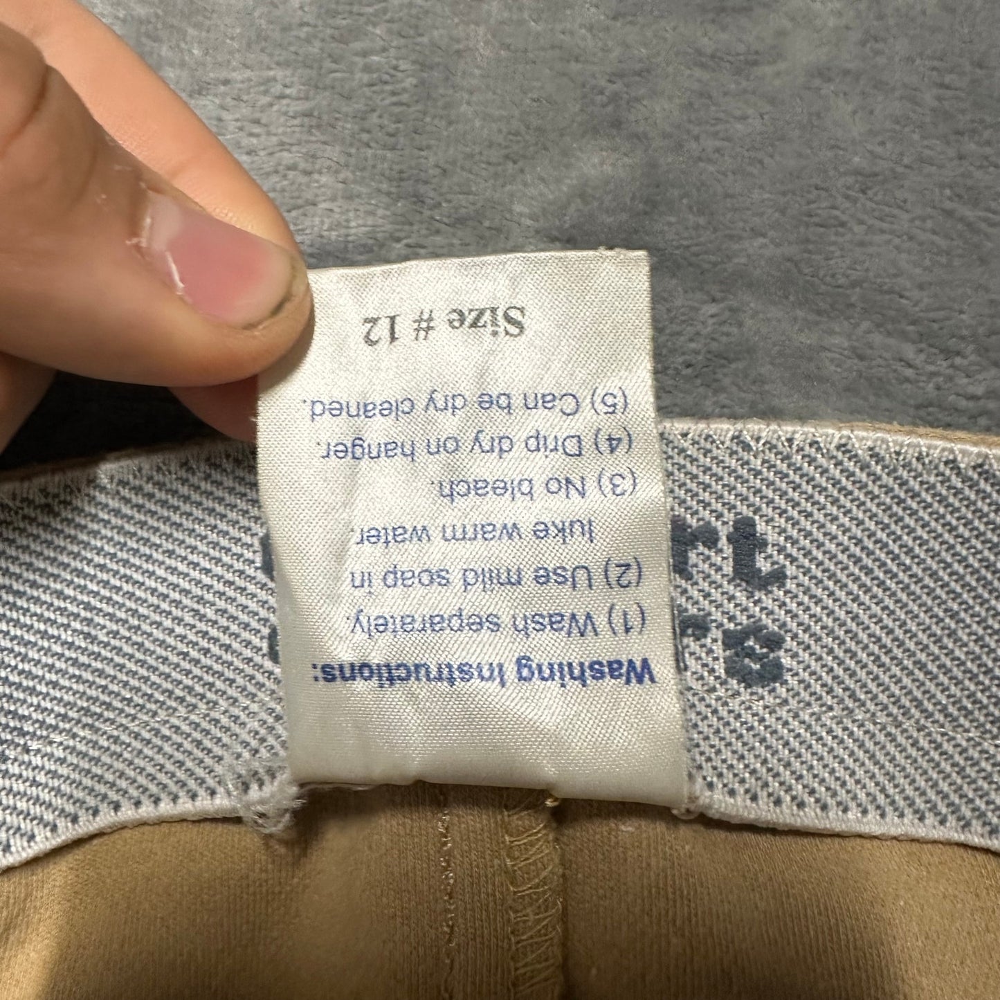 [drafted] Comfort Riders Skinny Pants Children's Size 12 Tan Brown