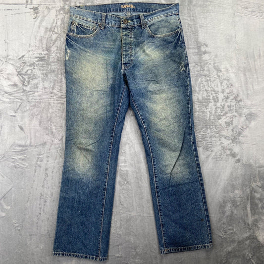 Carbon Men's Straight Leg Jeans Blue Denim Size 30/30 #534424