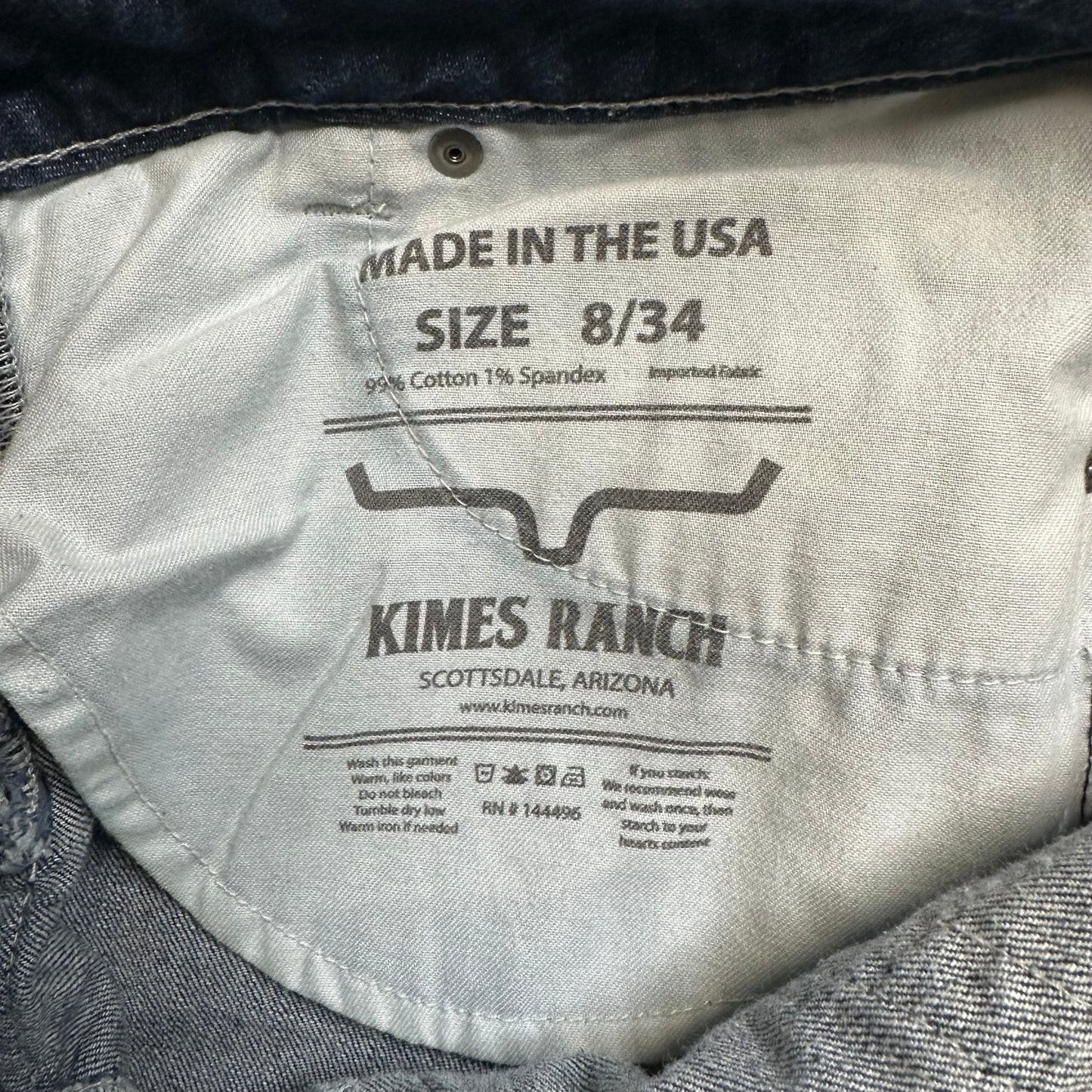 Kimes Ranch Jolene Bootcut Jeans Women's Size 8 Blue Denim