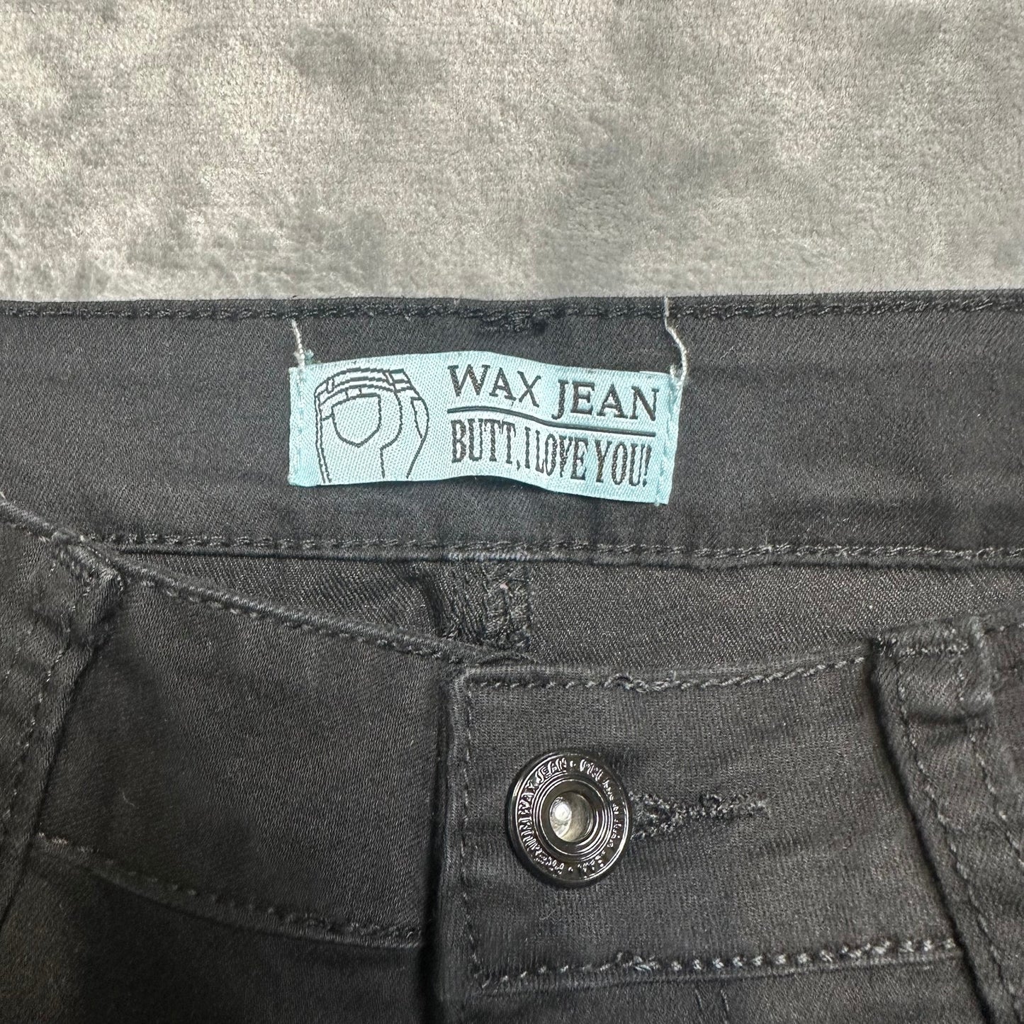 Wax Jean Women's Slim Skinny Jeans Size 1 Black Denim