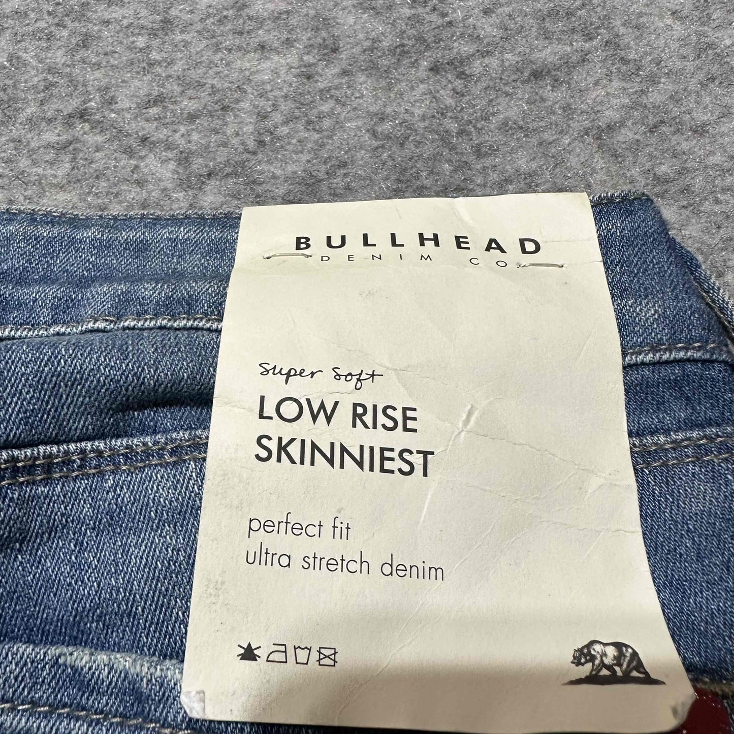 New BULLHEAD DENIM CO Skinniest Sunrise Indigo Women's Skinny Jeans Size 7 Blue