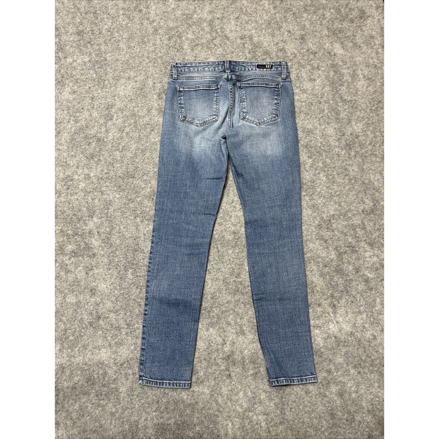 KUT From The Kloth Catherine Boyfriend Women's Distressed Jeans Size 4 Blue