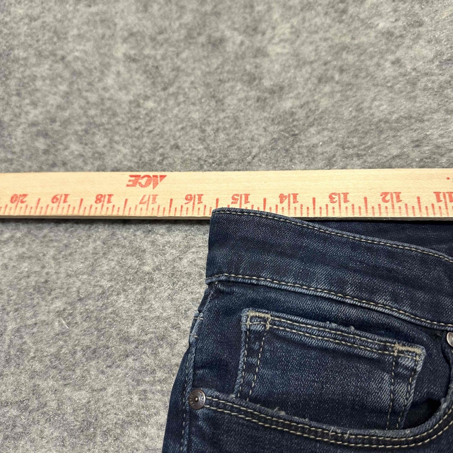 New Joe's Women's Dark Wash High Rise Frayed Hem Skinny Jeans Size 31