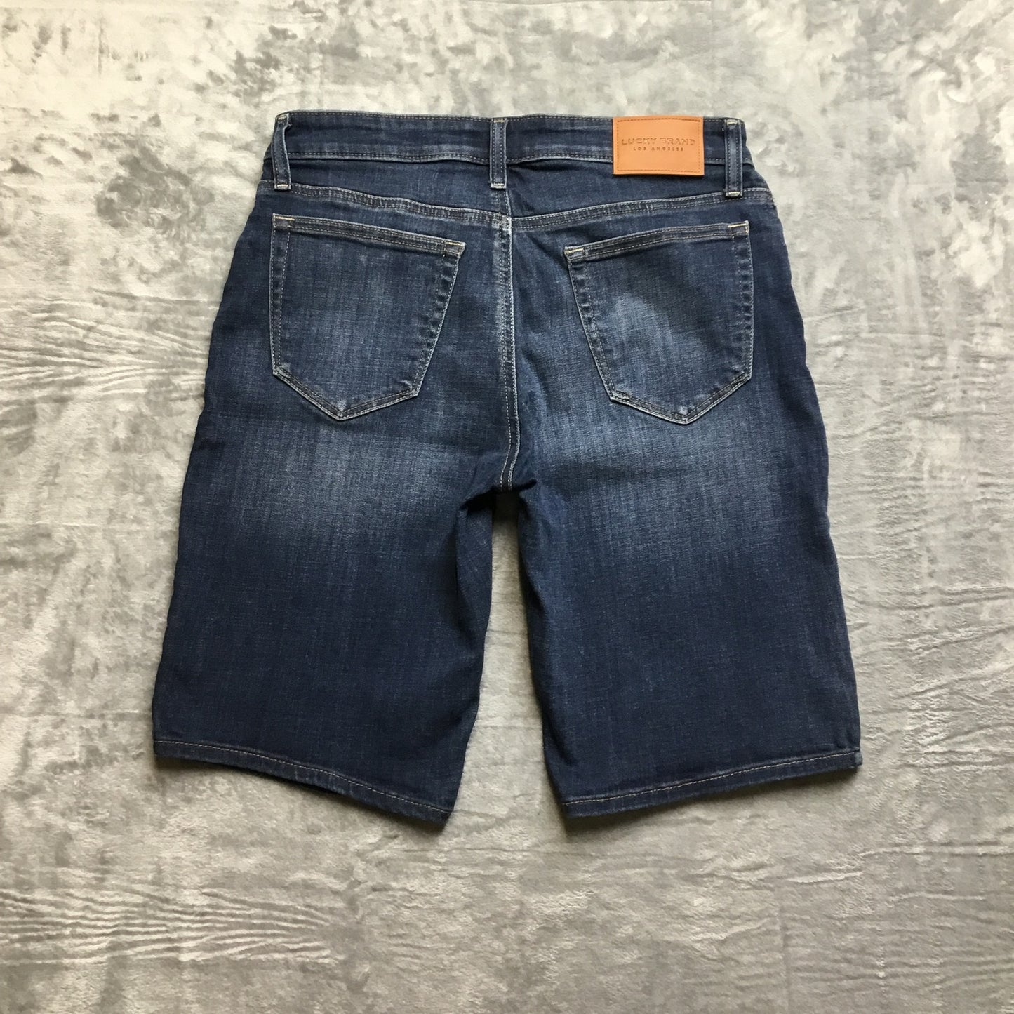 Lucky Brand The Bermuda Shorts Mid-Rise Women's Size 8 Blue Denim