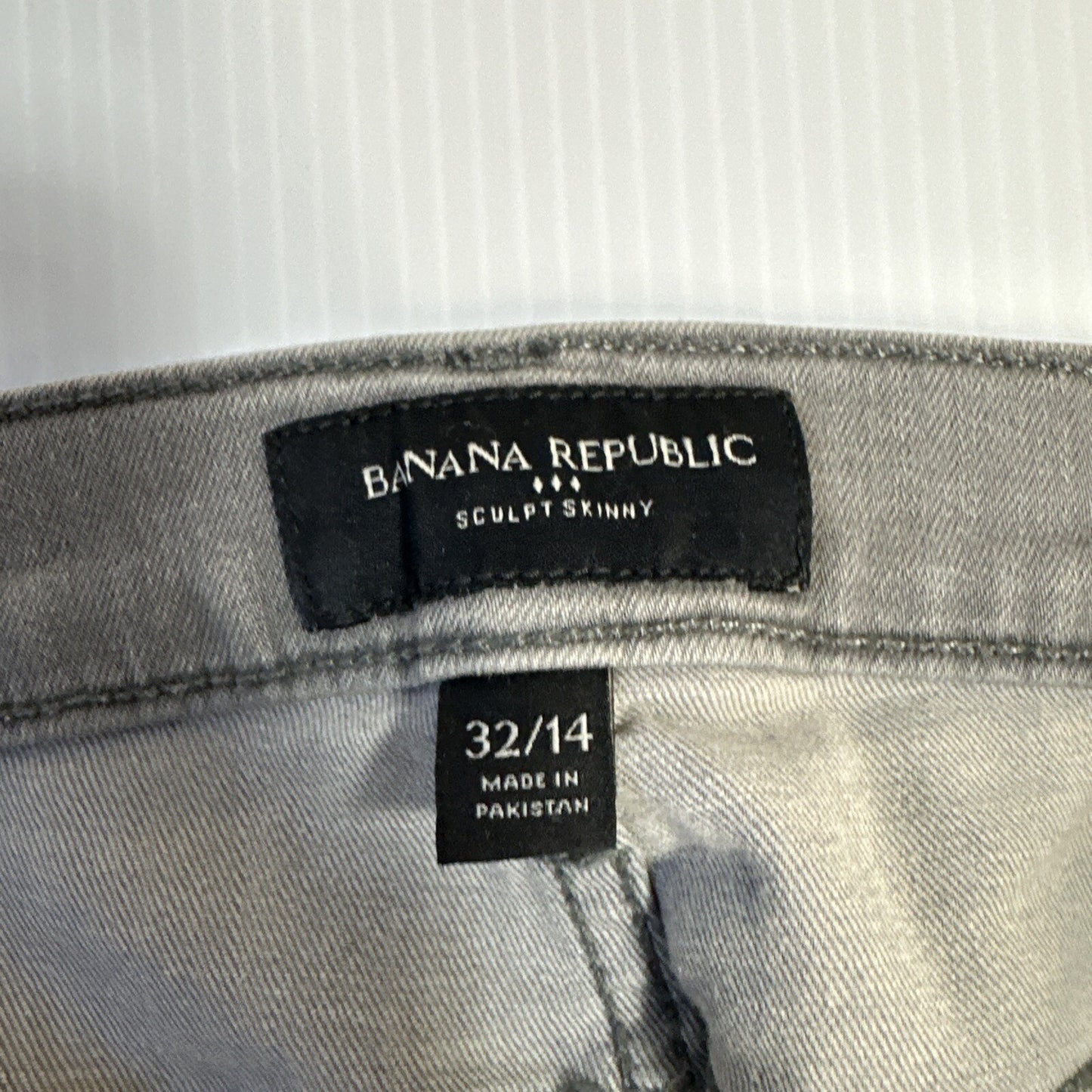 Banana Republic Sculpt Skinny Jeans Womens Size 32 Gray Denim