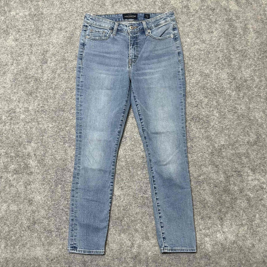 Lucky Brand Hayden Womens Crop Jeans Light Wash Denim Skinny Pants Size 6 28
