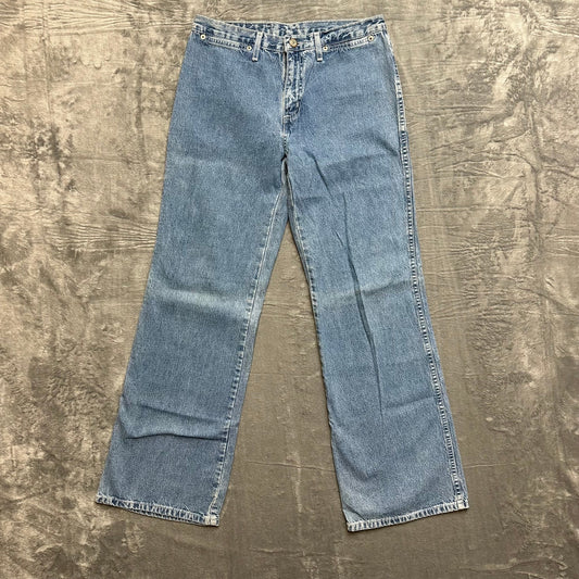 Life Energy Intelligence Flared Jeans Women's Size 7 Blue Denim
