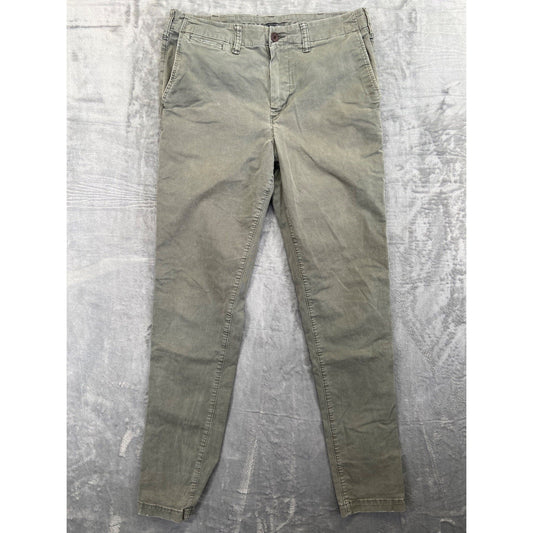 American Eagle Men's Slim Fit Chino Pants Size 32x34 Gray #534424