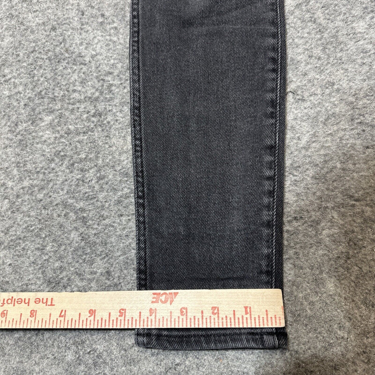 Madewell 10" High Rise Skinny Jeans Women's Size 26 Dark Gray Black Denim