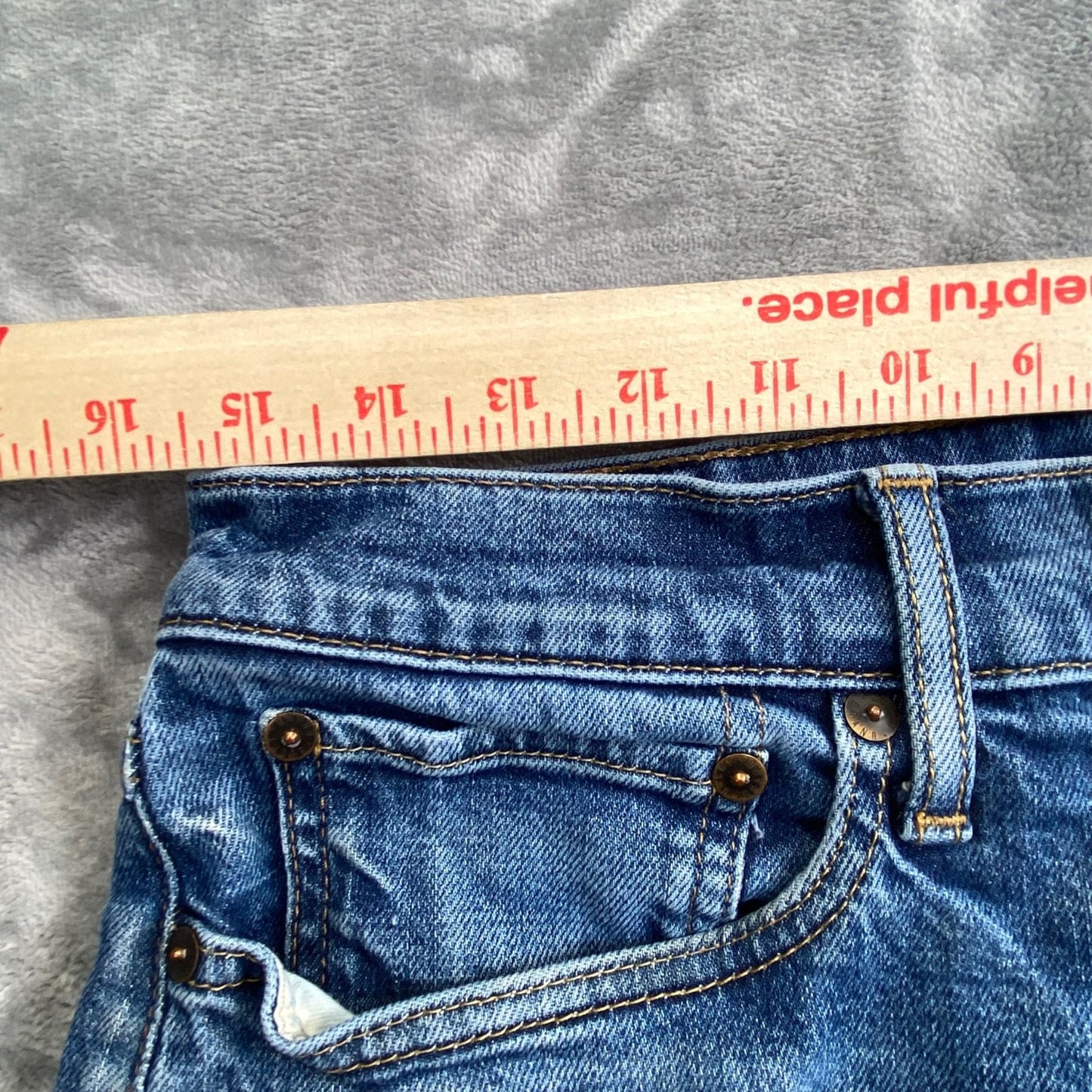 Lucky Brand 121 Slim Straight Jeans Men's 32x32 Blue Denim Casual