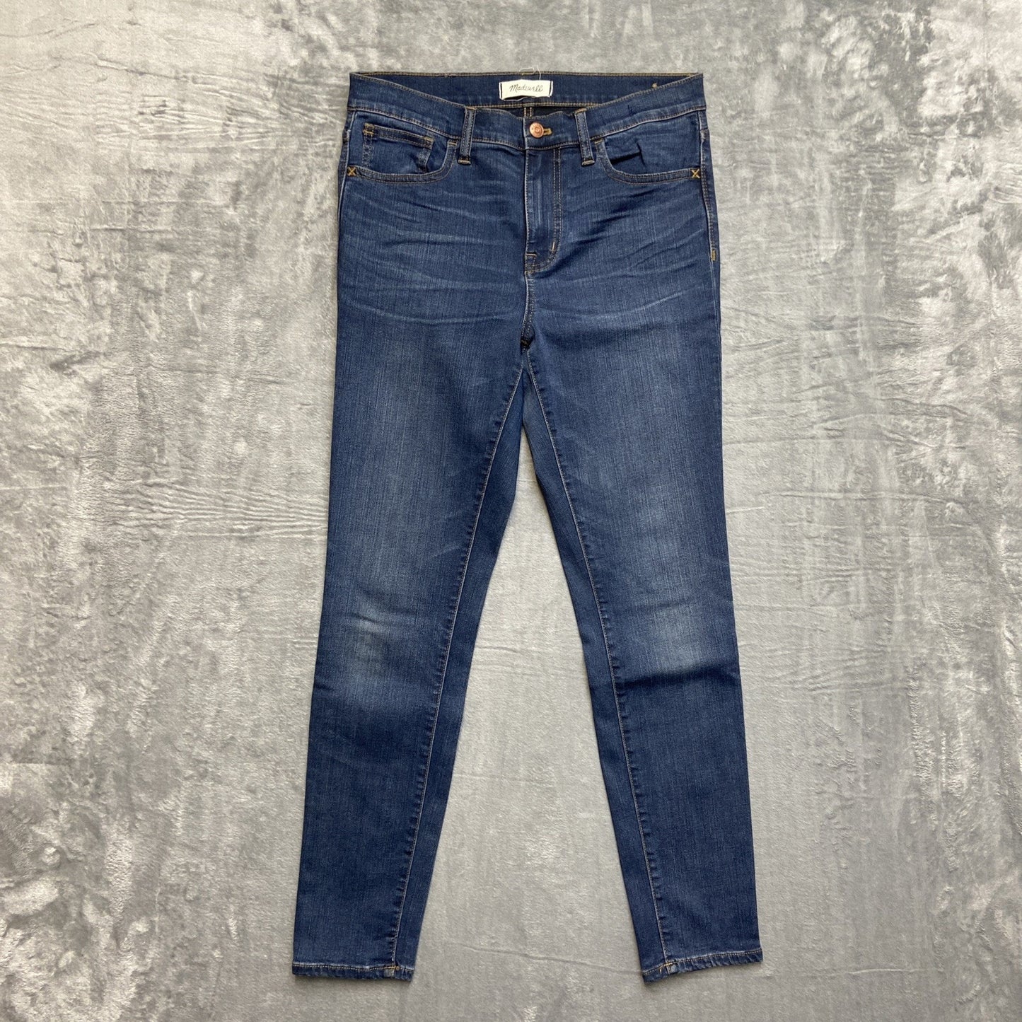 Madewell Roadtripper Skinny Jeans Women's Size 29 Blue Dark Wash Denim
