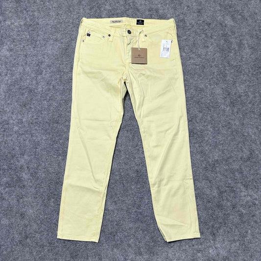 New AG Adriano Goldschmied The Stilt Crop Women's Cigarette Crop Jeans Size 28