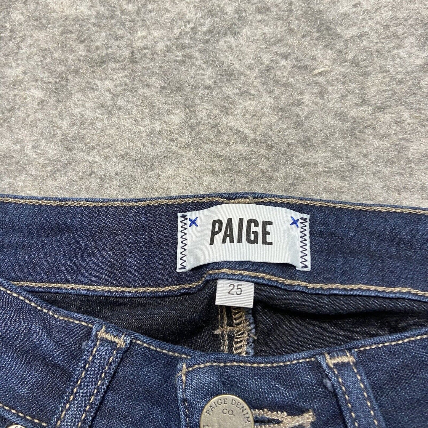 Paige Verdugo Ankle Jeans Women's Size 25 Dark Blue Denim NWOT