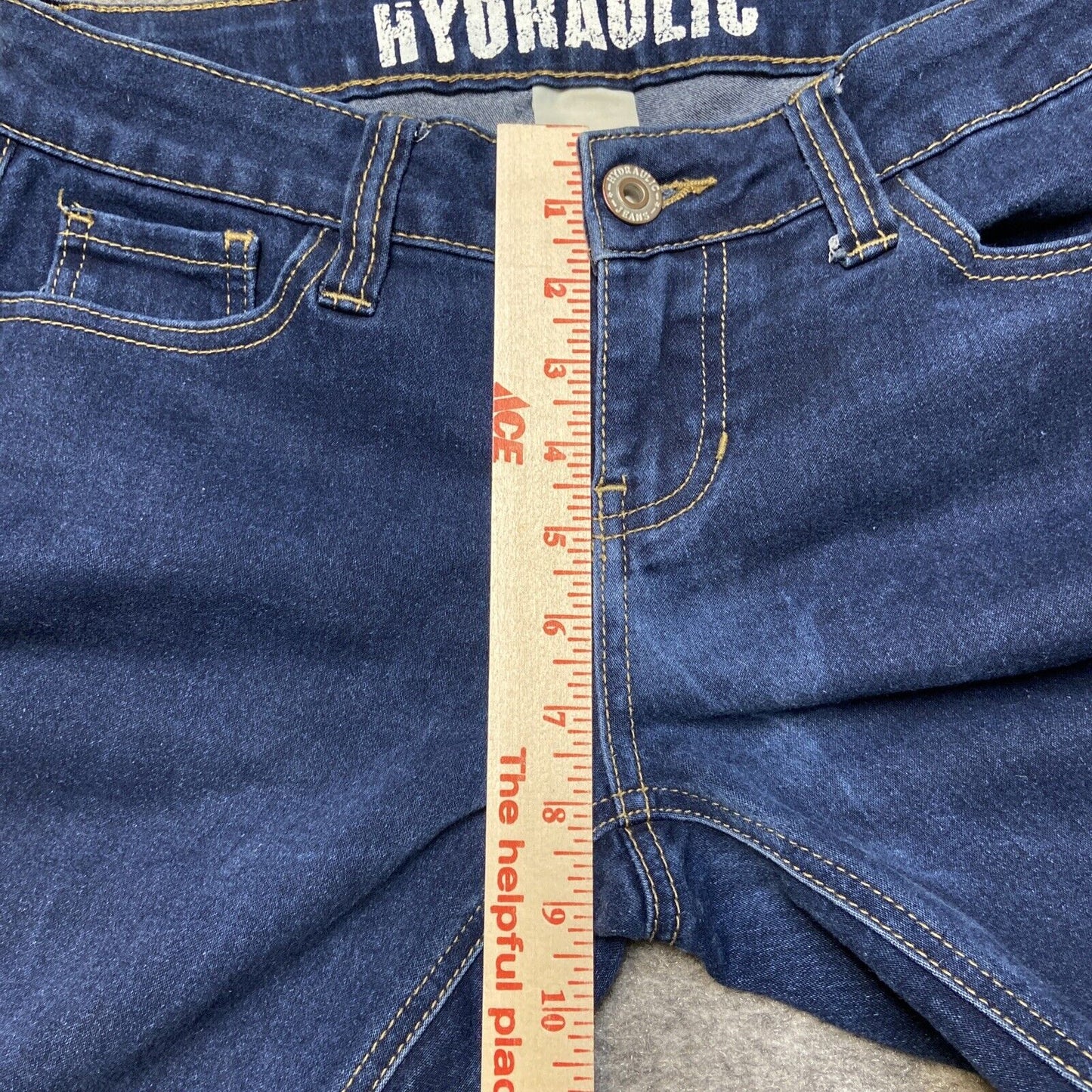 Hydraulic Skinny Jeans Women's Size 7/8 Blue Dark Wash Denim