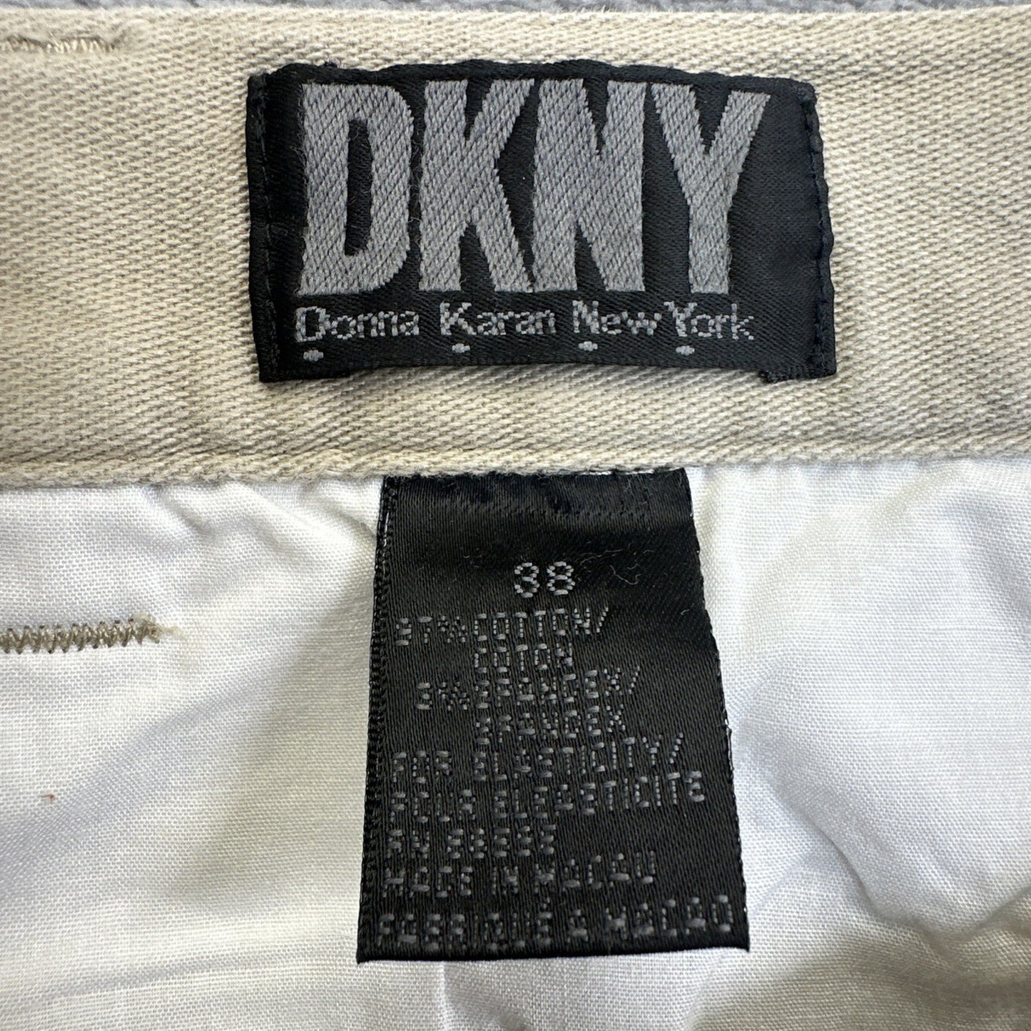 Vintage DKNY Dress Pants Men's Size 38x30 Beige Pants