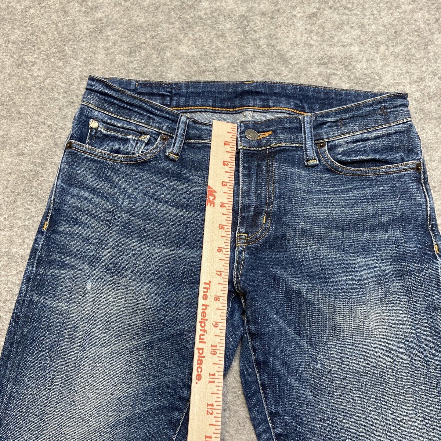 Denim & Supply Ralph Lauren Skinny Jeans Women's Size 29/32 Dark Blue Faded