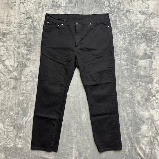 Levi's Regular Tapered Jeans Men's Size 40x34 Black Denim