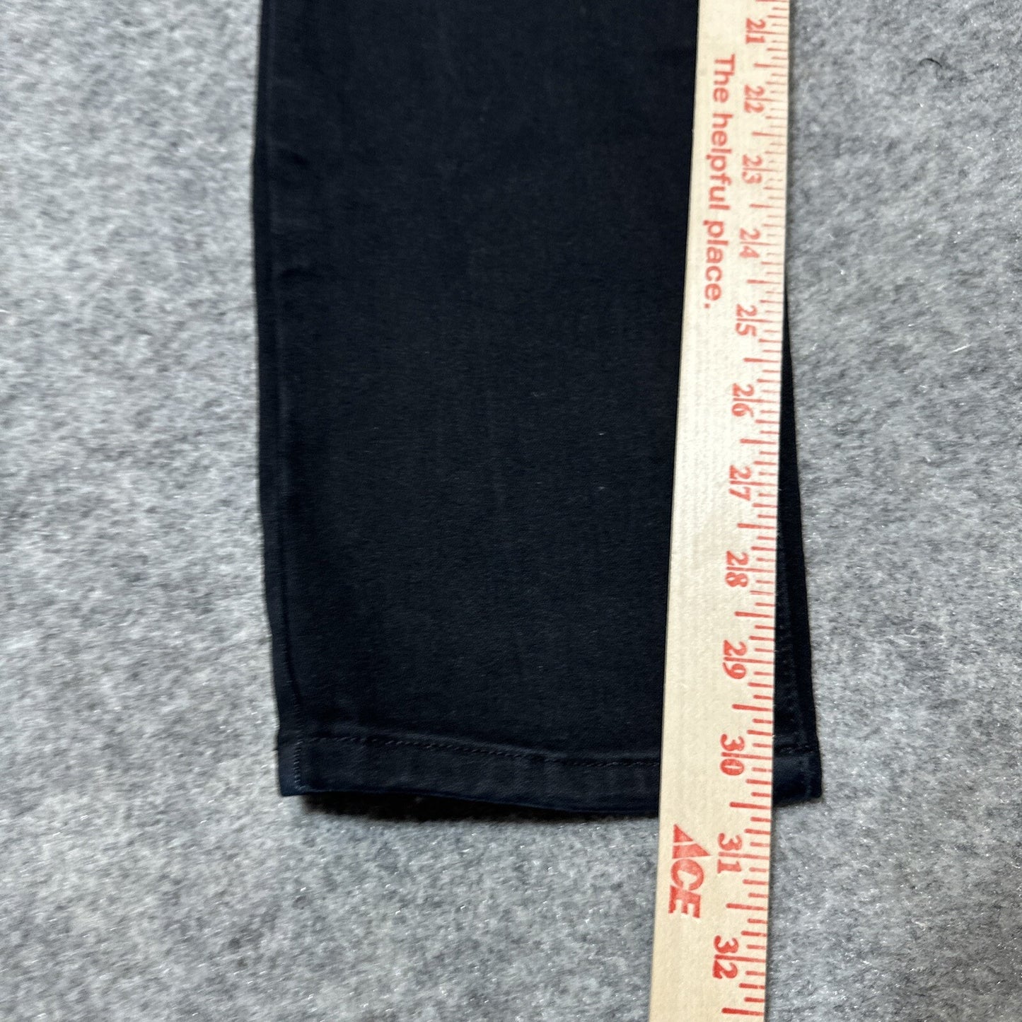 NYDJ Alina Women's Leggings Size 8 Black Dark Wash Denim