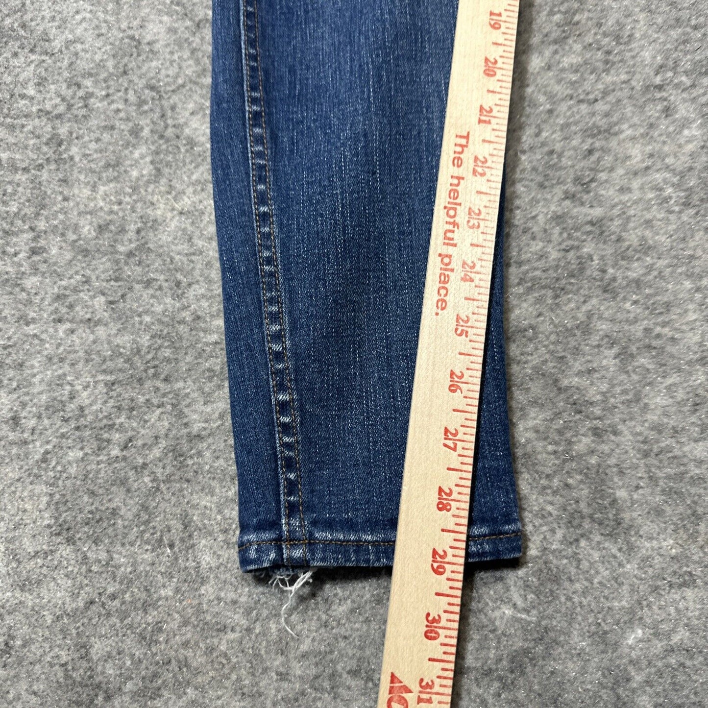 Madewell 9" High Rise Skinny Women's Distressed Jeans Size 29 Blue Wash Denim