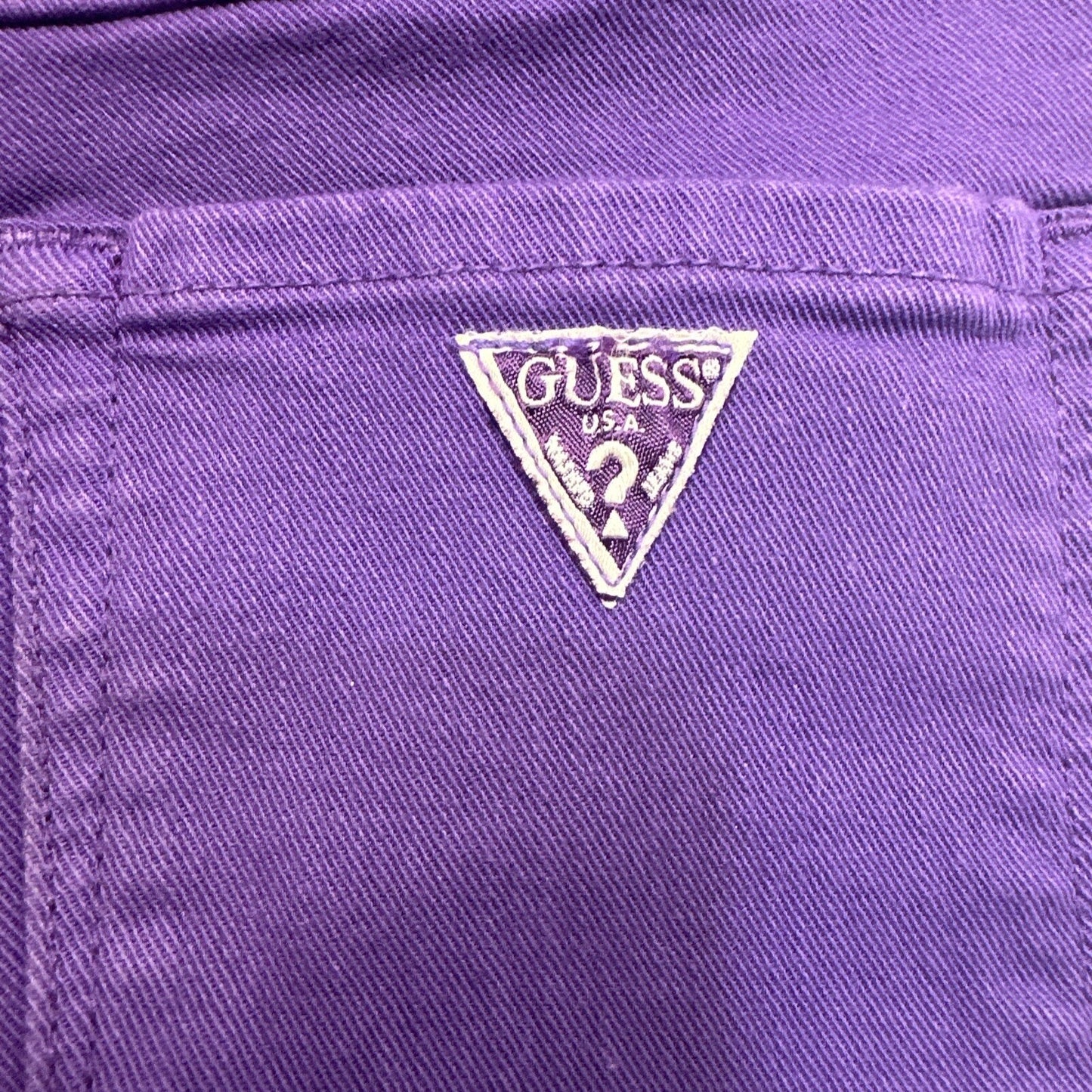 Guess Jeans Womens Size 27 Brittney Skinny Purple Medium Wash Denim Casual
