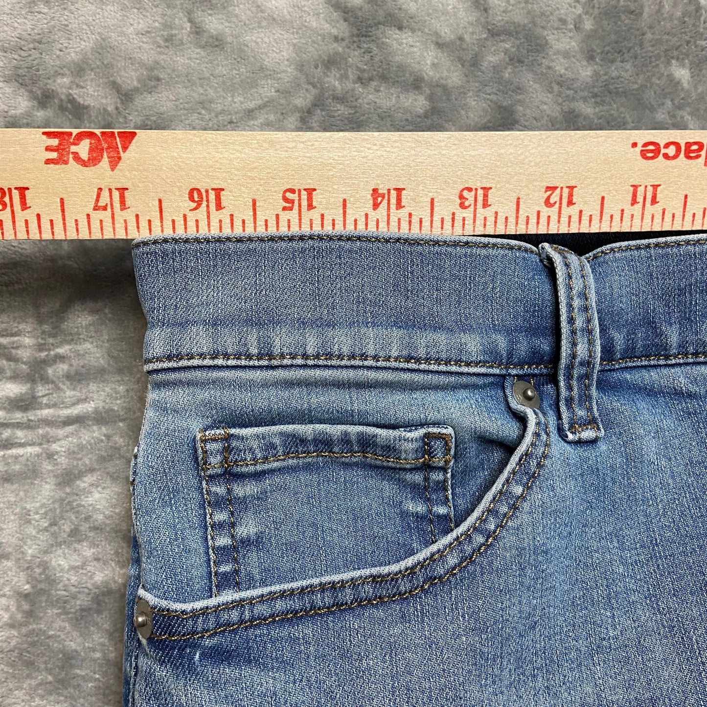 Banana Republic High Rise Skinny Jeans Women's Size 4 Blue Denim Light Wash GUC