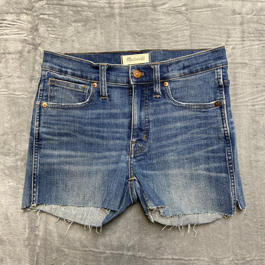 Madewell 9” High-Rise Skinny Denim Shorts Women’s Size 27P Blue Denim