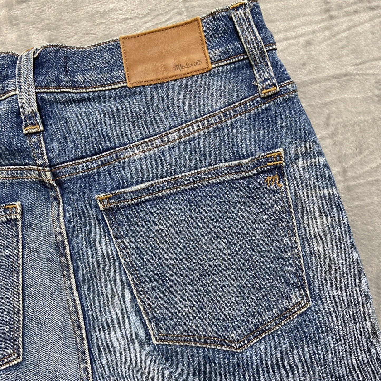 Madewell 9” High-Rise Skinny Denim Shorts Women’s Size 27P Blue Denim