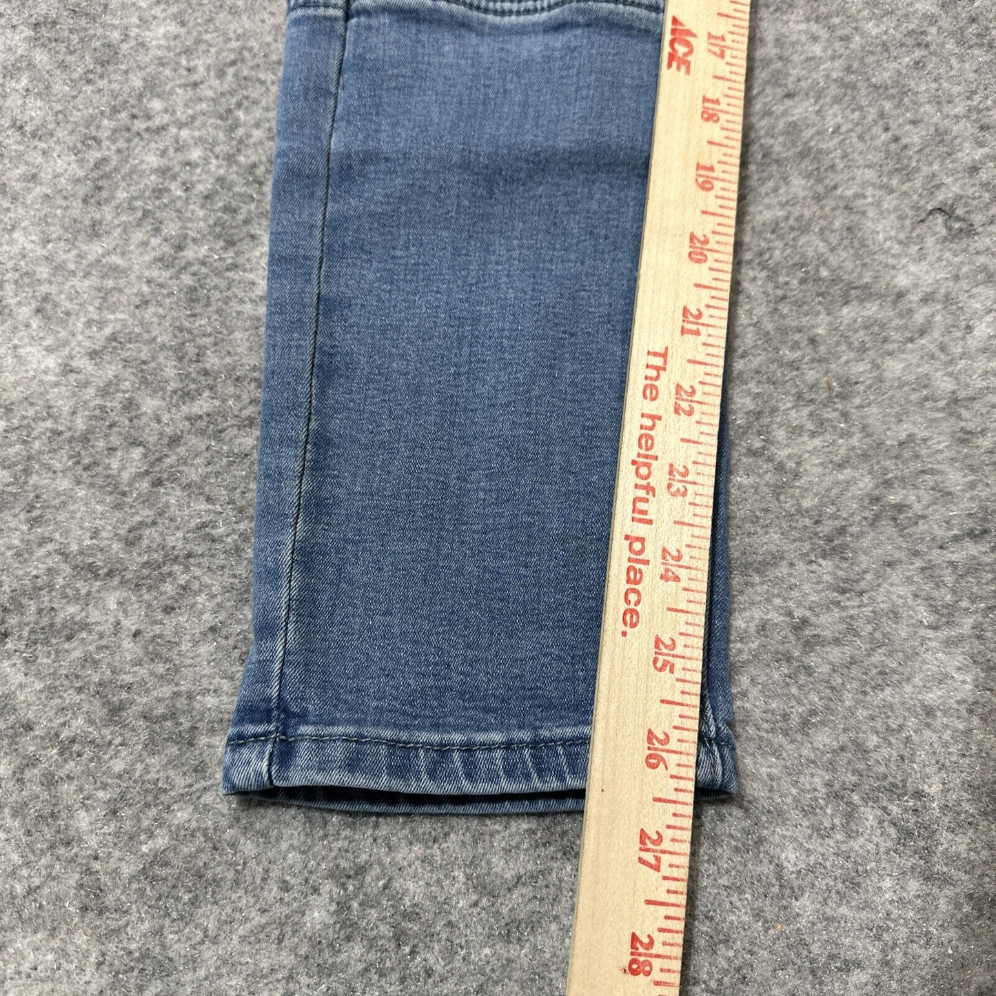 Boohoo MAN Skinny Men's Jeans Size 30S Blue Light Wash Denim