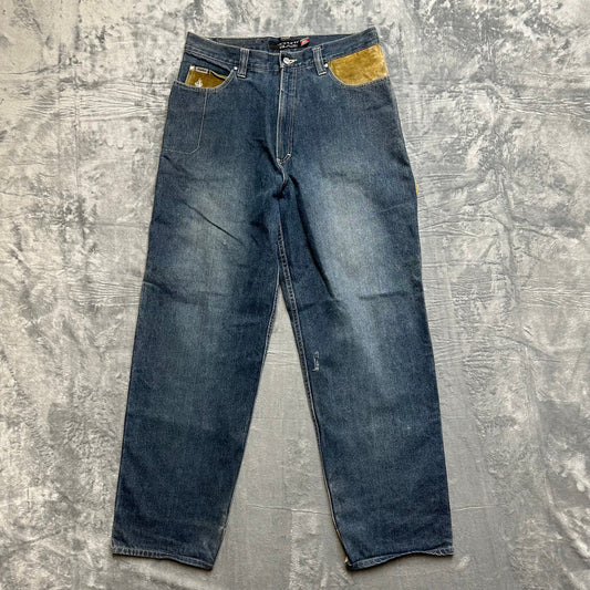 draft: Johnny Blaze Bootcut Jeans Men's Size 34 Blue Denim