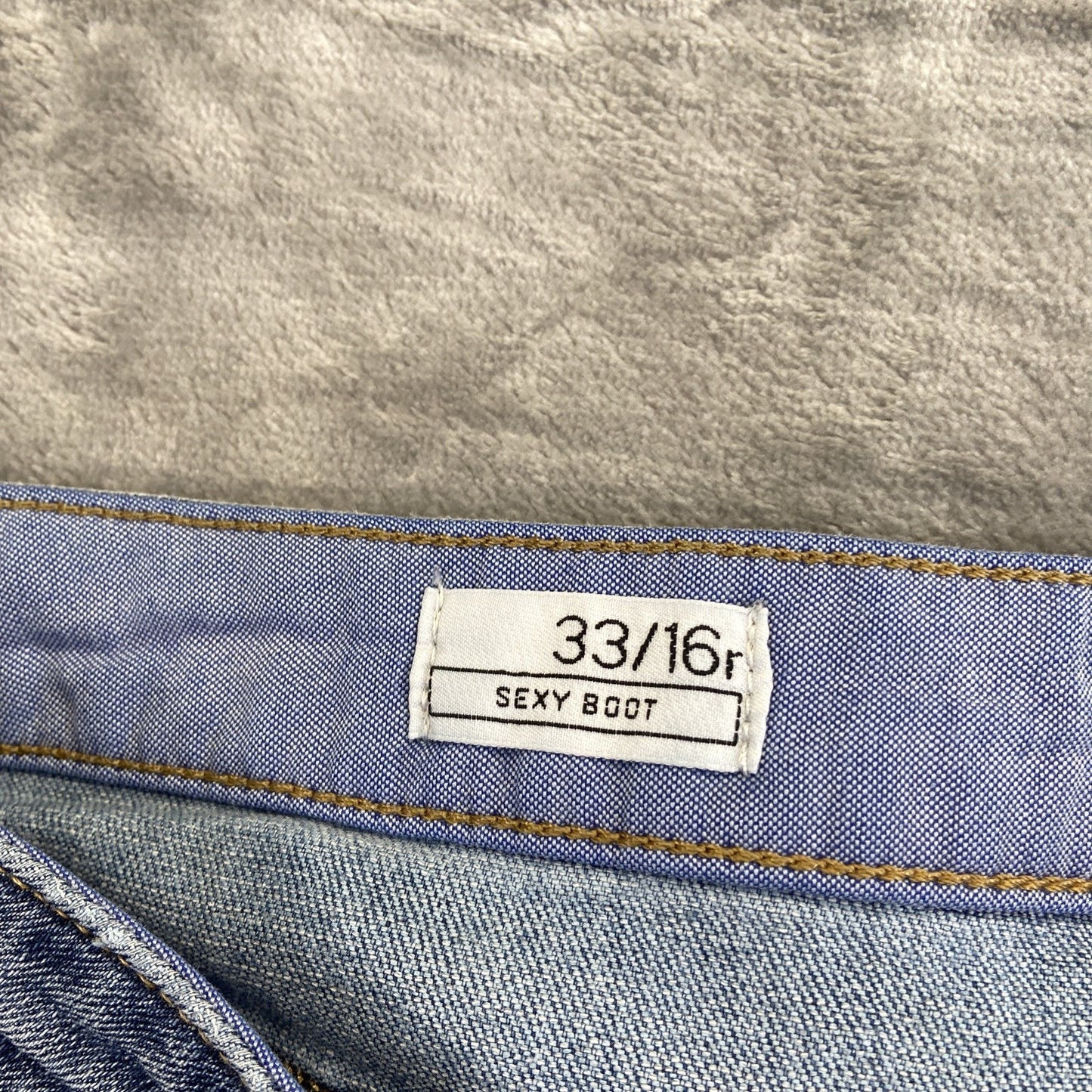 Gap 1969 Sexy Boot Cut Jeans Women's Size 33 Blue Denim