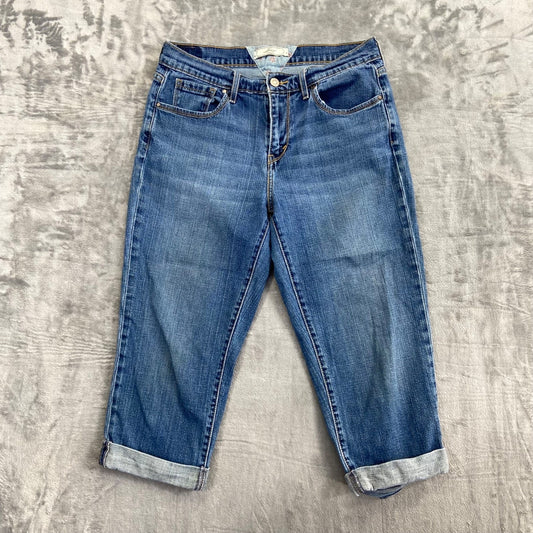 Levi's Women's Straight Jeans Size 8 Blue Denim