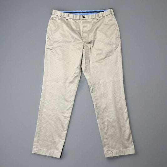 Brooks Brothers Clark Light Weight Advantage Chino Men's Pants Size 38x32 Beige