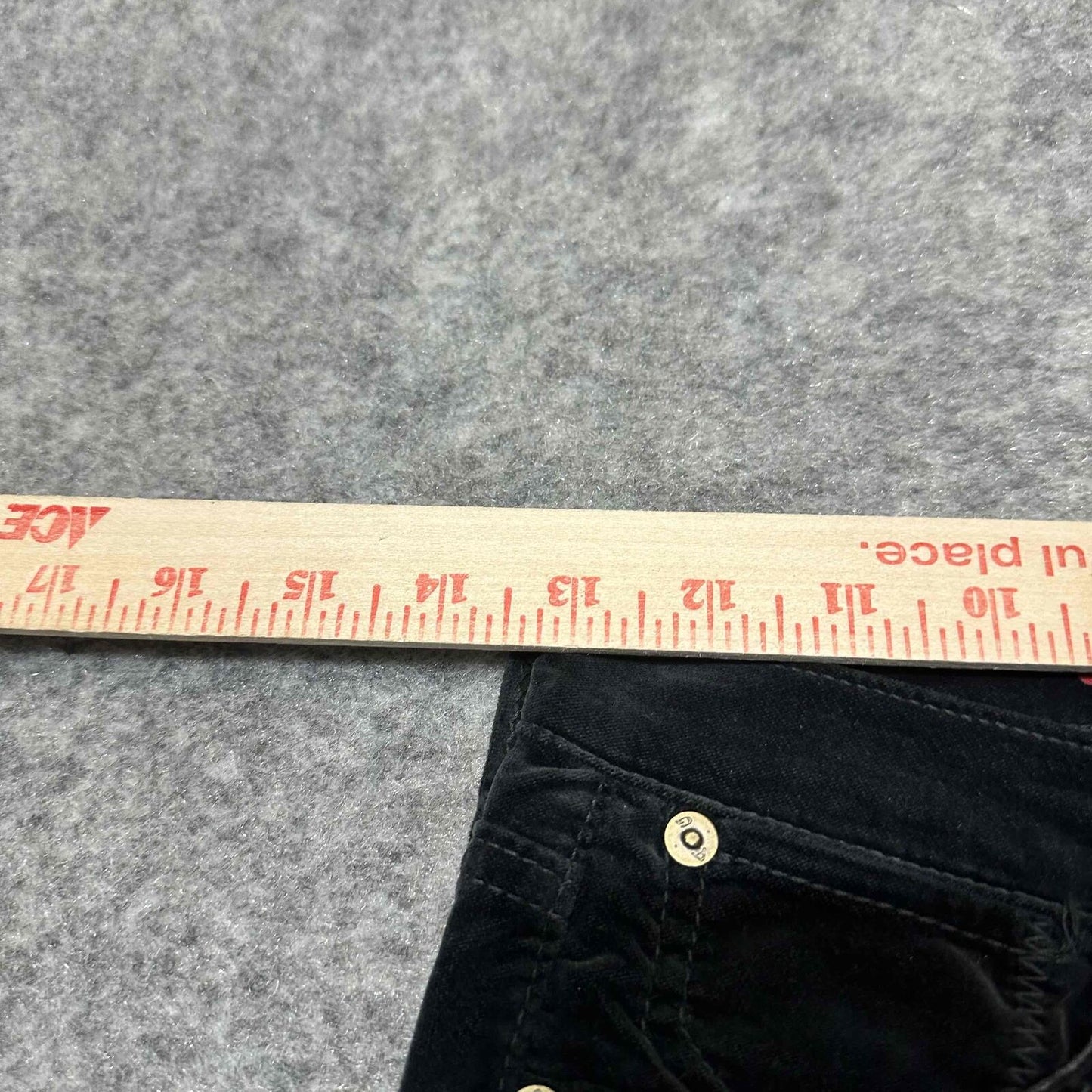 New AG Adriano Goldschmied The Casablanca Women's Velvet Skinny Jeans Size 26R