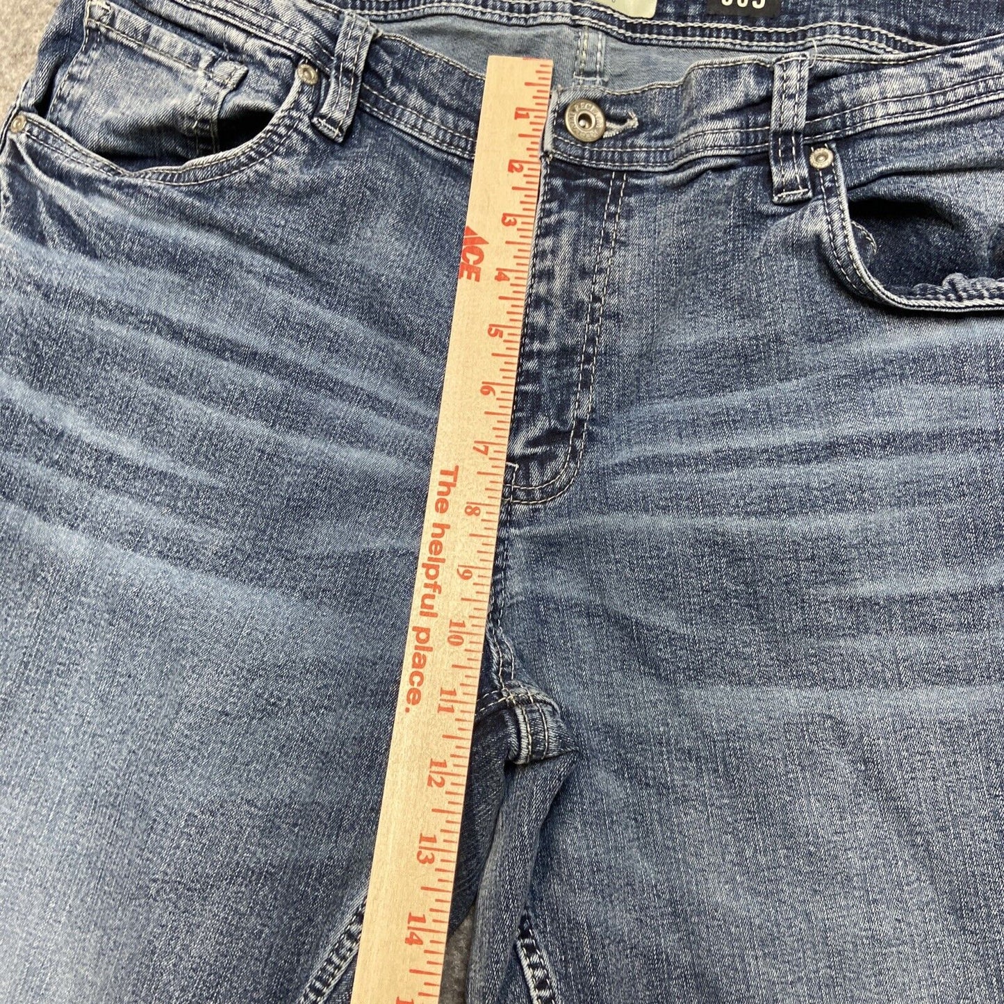 Reclaim Relaxed Jeans Men's Size 36S Blue Denim