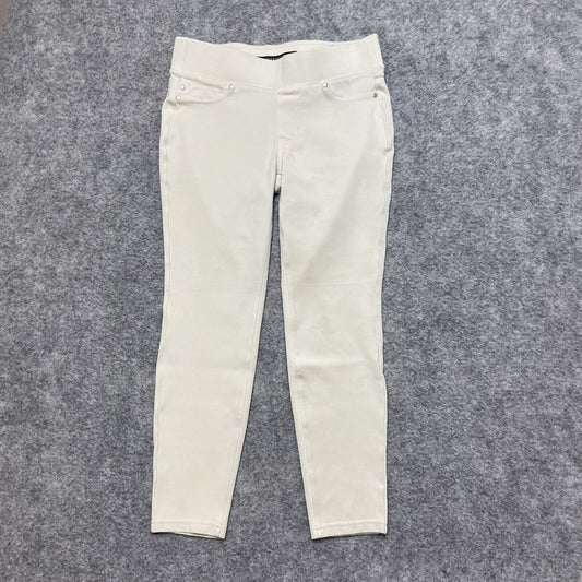 Liverpool Leggings Women's Size 4P Petite Cream White *Stain On Back*