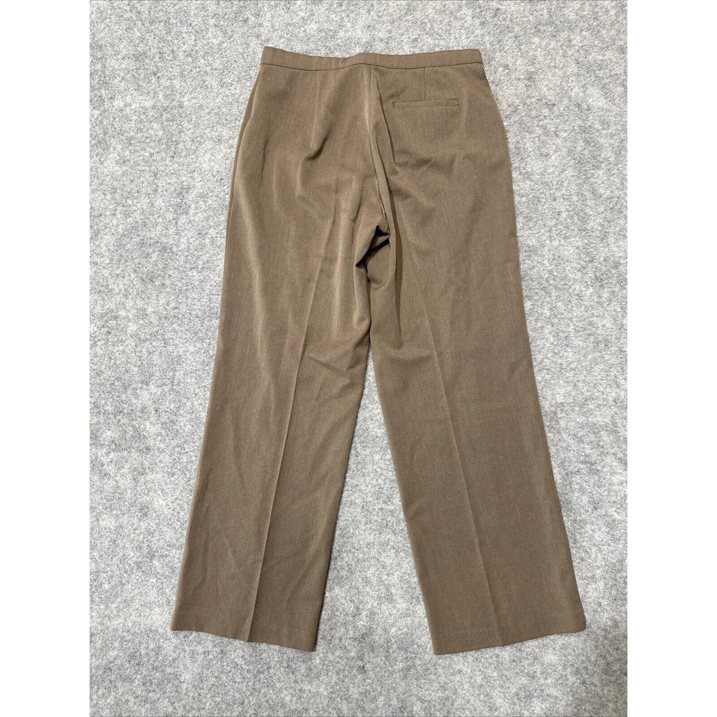 Kim Rogers Signature Women's Pleated Dress Pants Size 12 Brown Pants