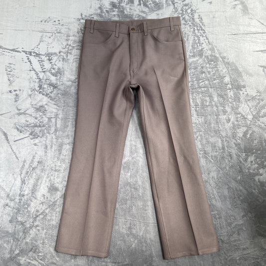 Vintage New Levi's Western Ranch Pants Men's 38x30 Taupe Brown Pants