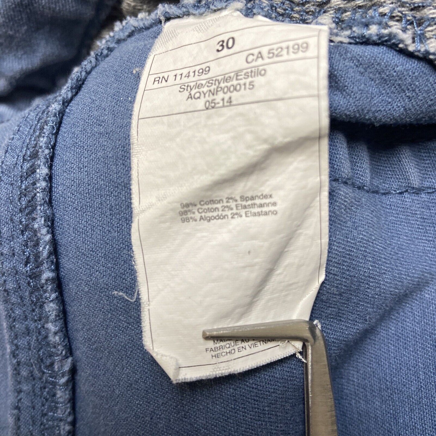 Quicksilver Straight Jeans Men's Size 30 Blue Denim Jeans