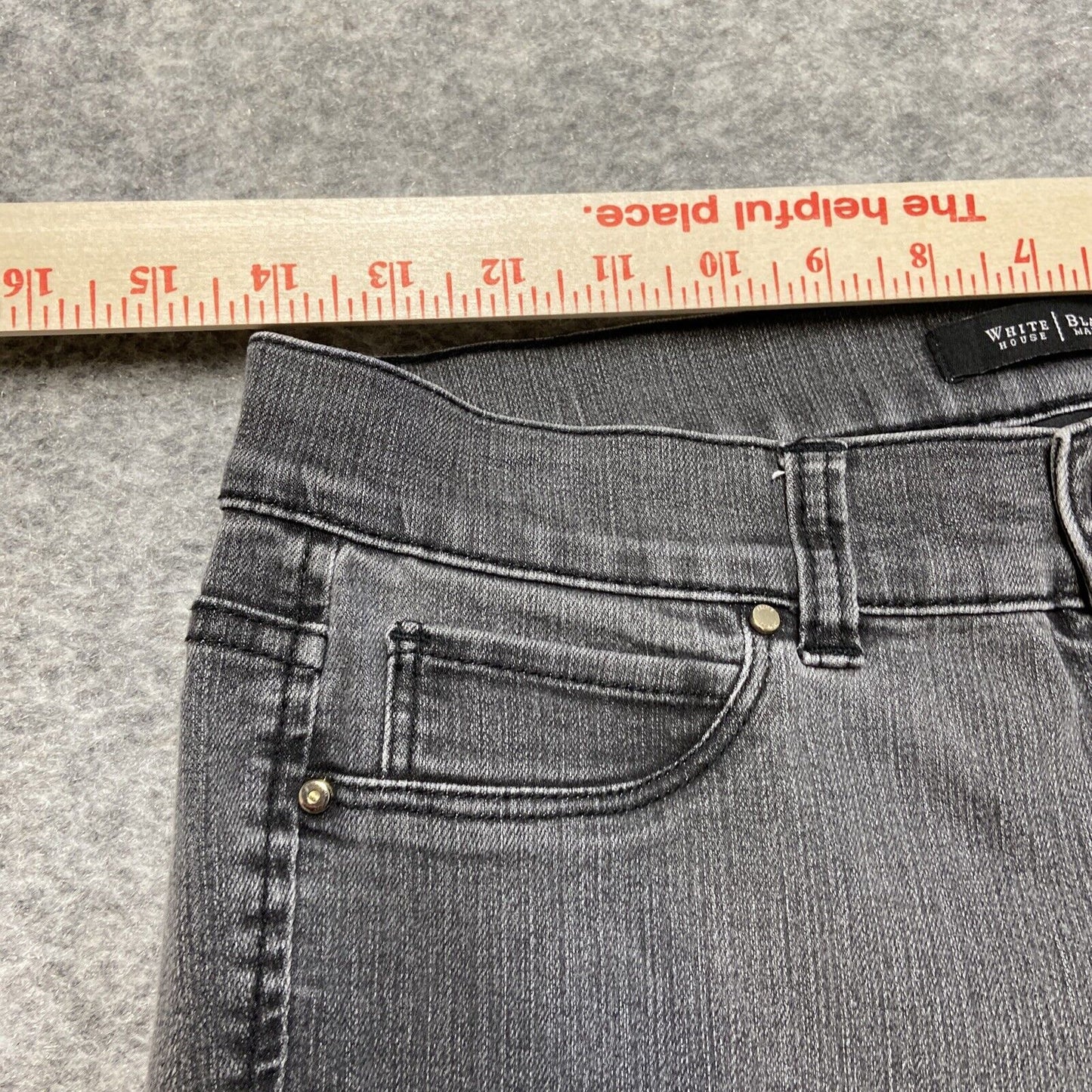 White House Black Market Skinny Jeans Women's Size S Reg Gray Denim